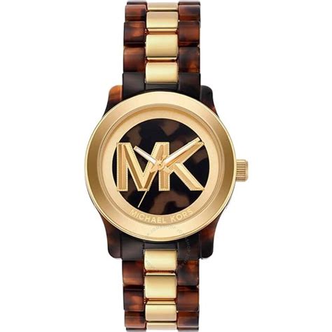 michael kors watches tortoise shell|mk7354.